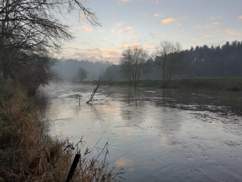 High water coarse fishing on the Middle Wye - S from Devon